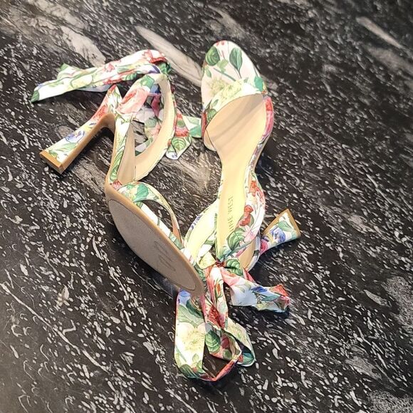 BRAND NEW NINE WEST KOBS ANKLE BOWNOT TIE SANDAL (WOMEN) - Picture 10 of 16